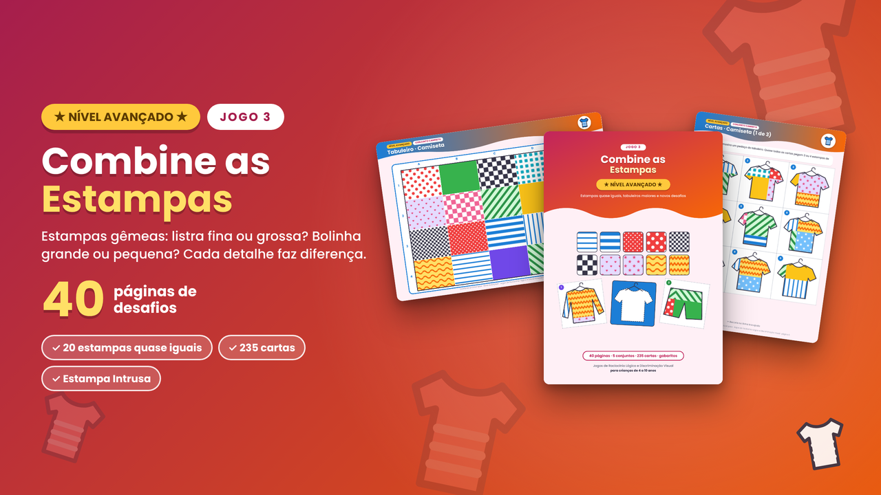 Jogo Combine as Estampas - Nível Avançado